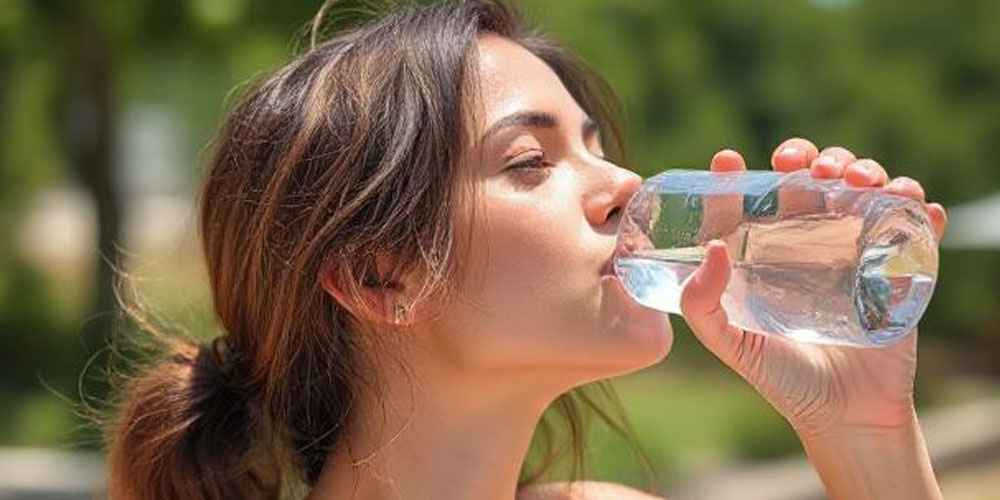 حفظ سلامت پوست با افزایش نوشیدن آب و هیدراته کردن پوست
