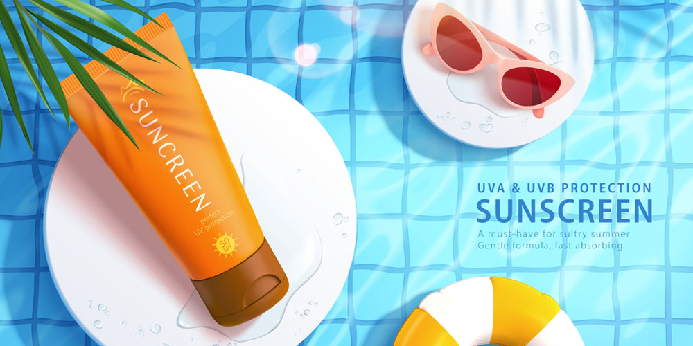 استفاده از ضد آفتاب