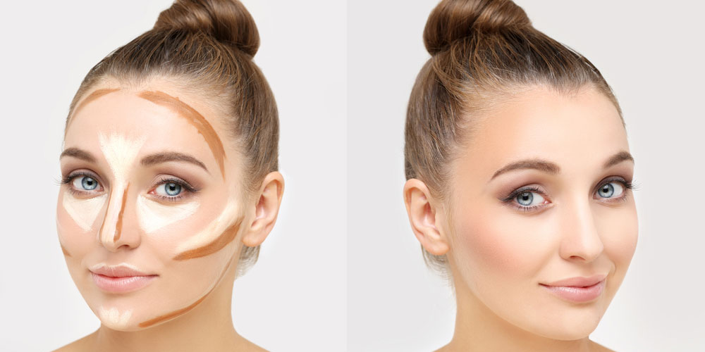 کانتور و هایلایت در رفع مشکلات پوست