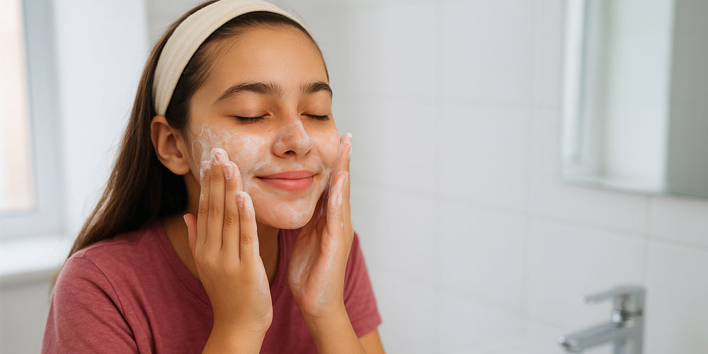 روتین مراقبت پوست نوجوانان