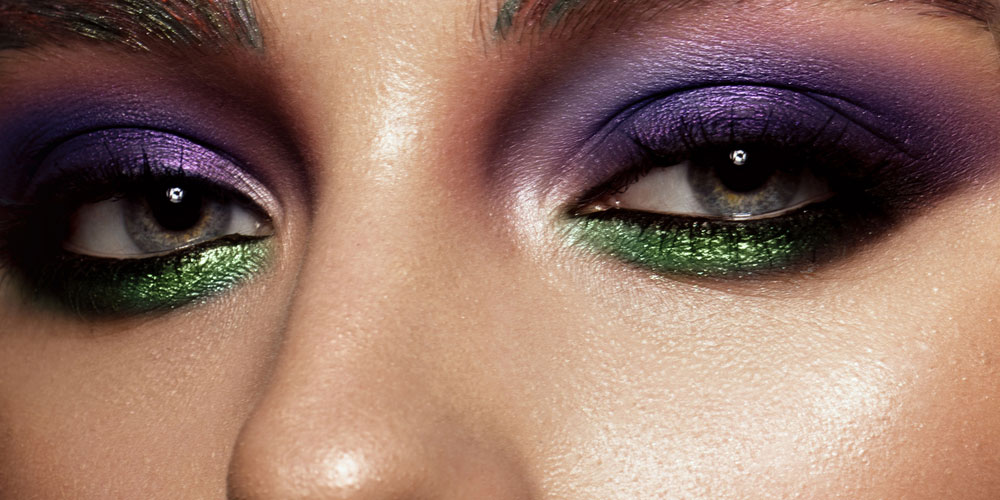 رنگ پوست و رنگ سایه چشم