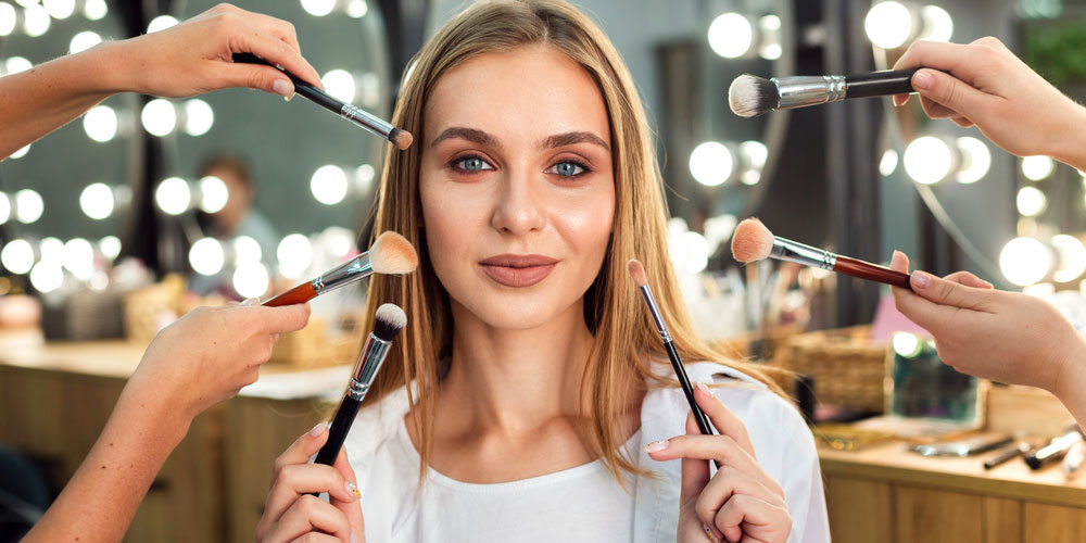 میکاپ بدون آینه