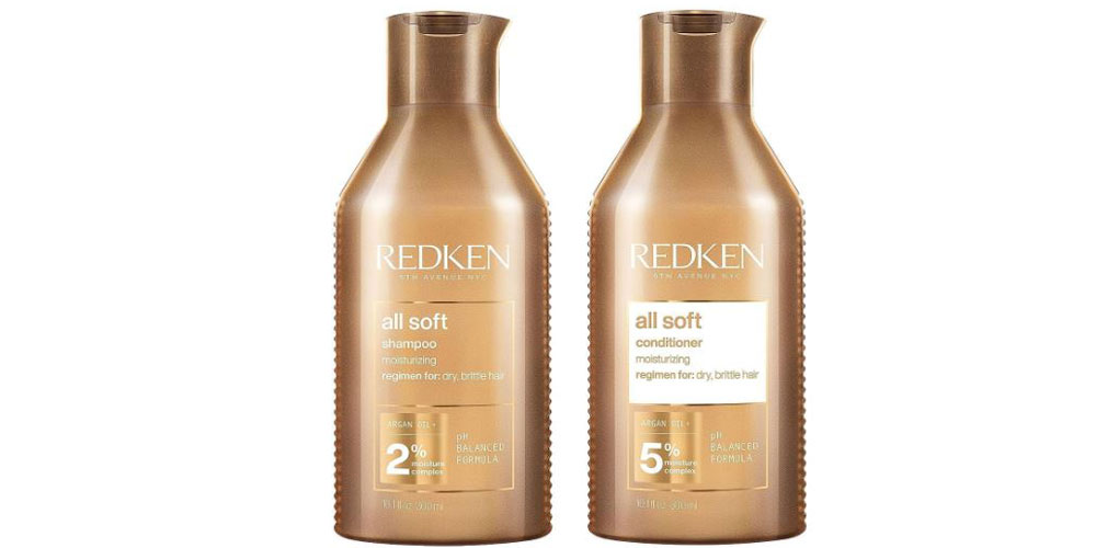 بهترین برای موهای ضخیم: Redken All Soft Shampoo و Conditioner