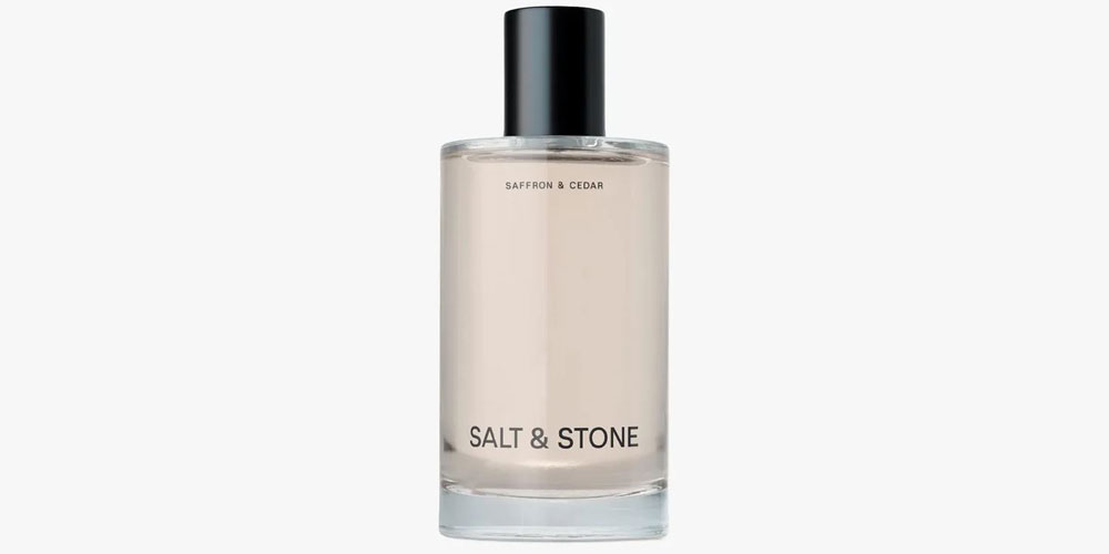 Salt & Stone Saffron & Cedar Body Mist (چوبی)