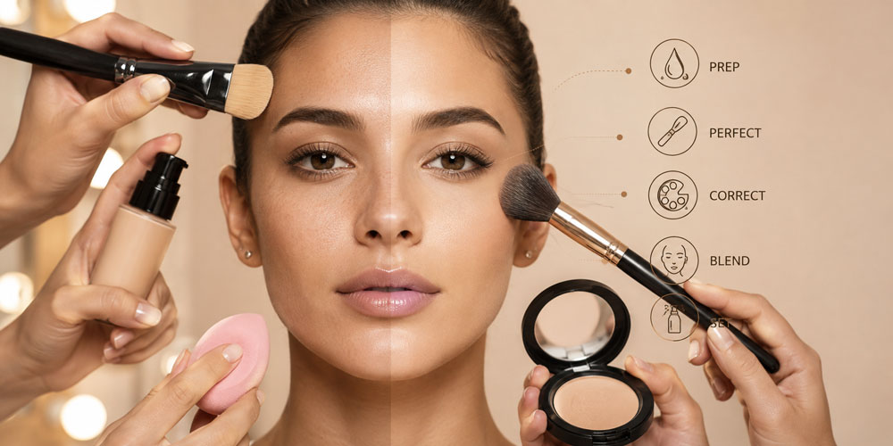 ترفندهای حرفه ای میکاپ آرتیست ها برای داشتن رنگ پوست بی نقص