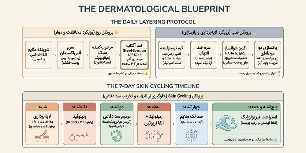 روتین پوستی درمان لک