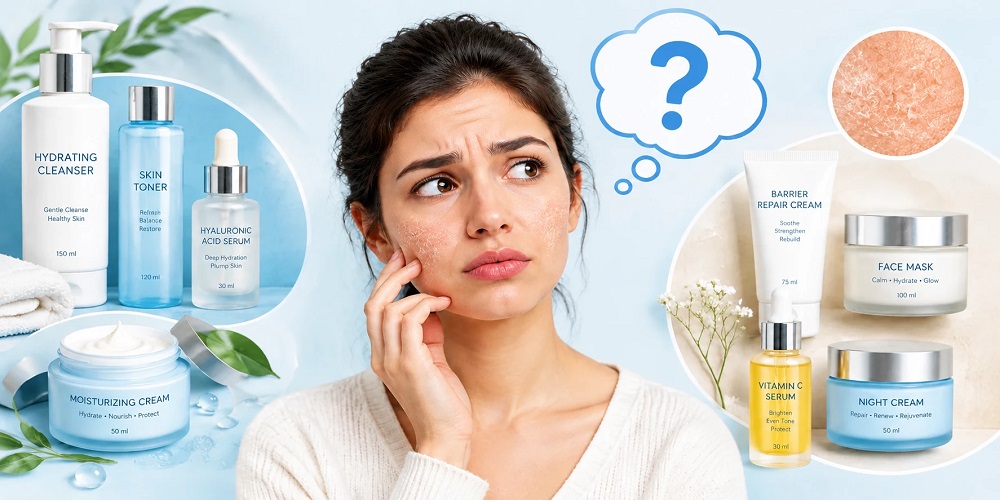 تفاوت پوست خشک و دهیدراته ؛ چگونه نوع پوست خود را تشخیص دهیم؟